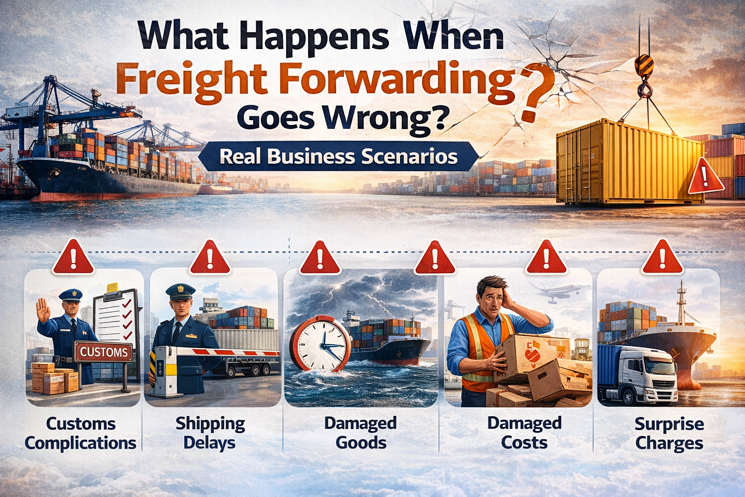 What Happens When Freight Forwarding Goes Wrong? Real Business Scenarios