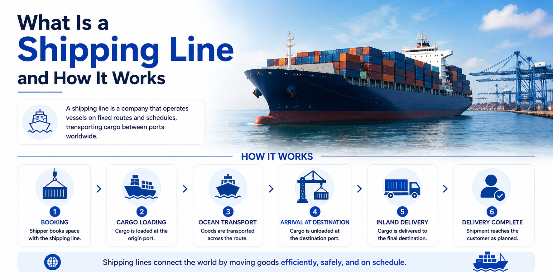 What Is a Shipping Line and How It Works