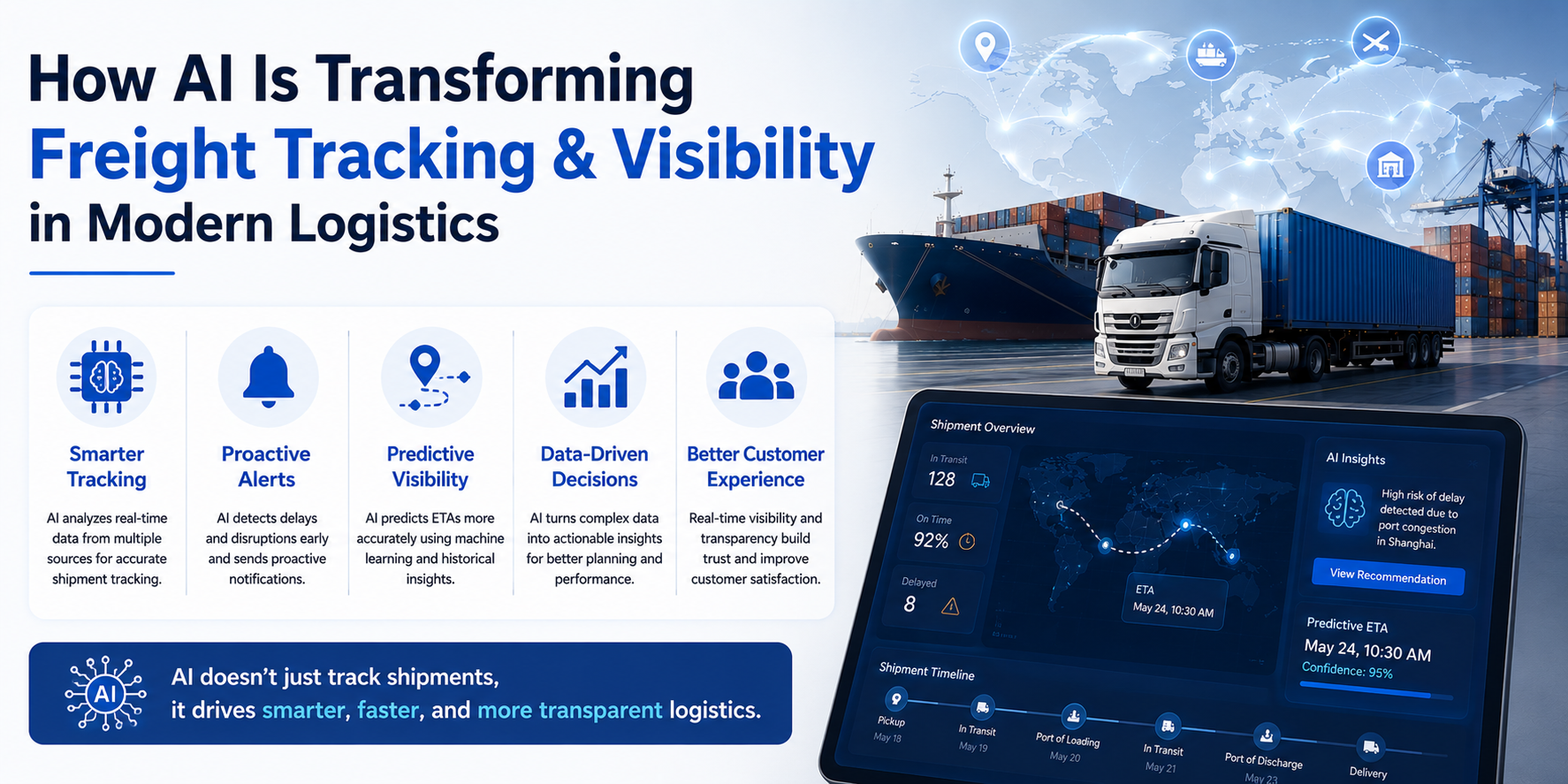 How AI Is Transforming Freight Tracking & Visibility in Modern Logistics