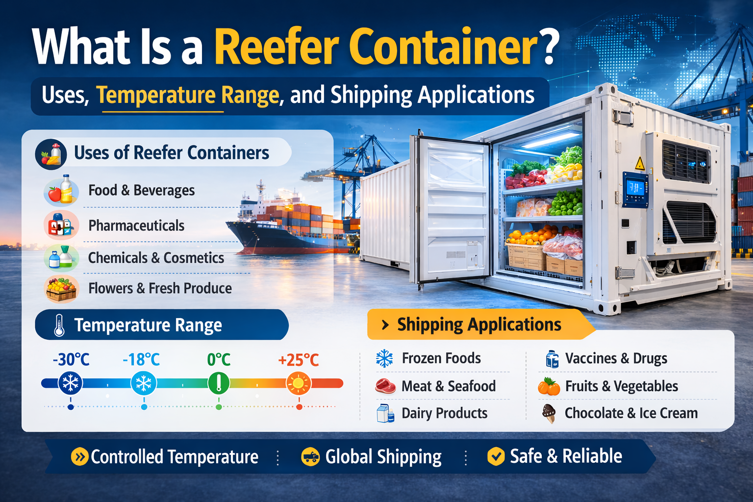 What Is a Reefer Container? Uses, Temperature Range, and Shipping Applications