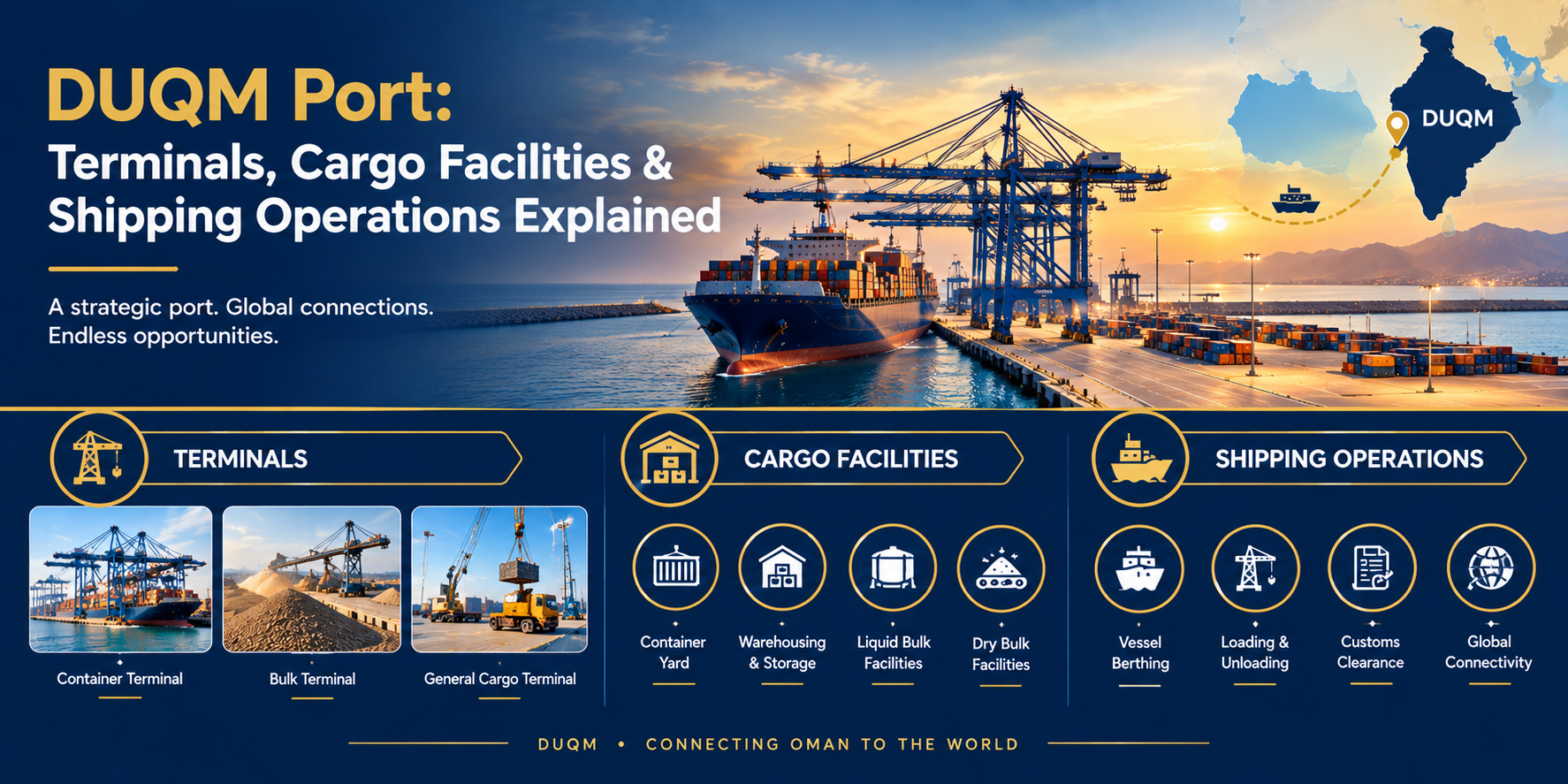 DUQM Port: Terminals, Cargo Facilities & Shipping Operations Explained